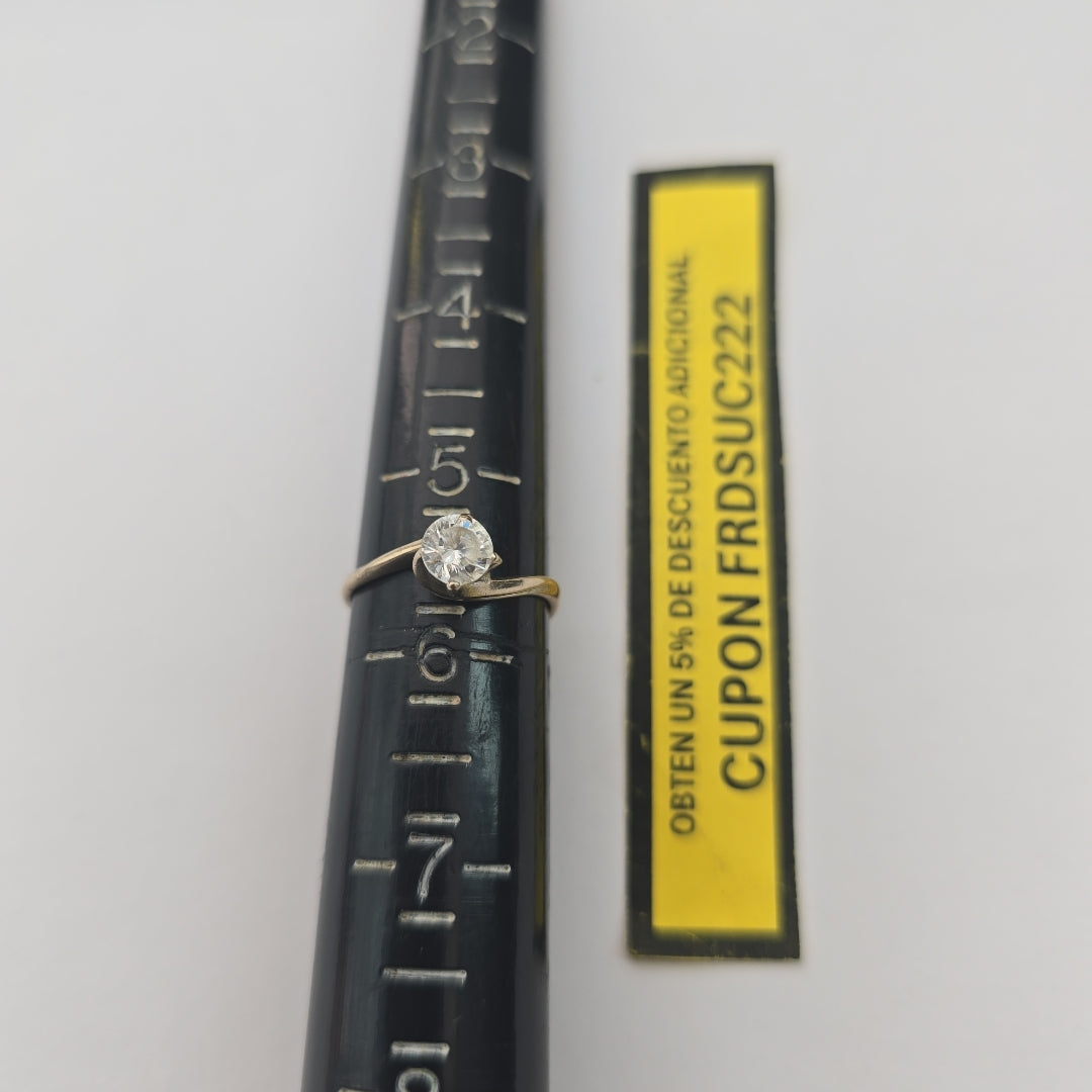 K1 1,70 GRMS 10 K ESPECIFICACIONES COMPLEMENTARIAS ANILLITO TIPO SOLITARIO CON S (SEMINUEVO)