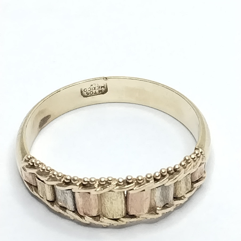 ANILLO ORO 14 K 3.6 GRMS (SEMINUEVO)
