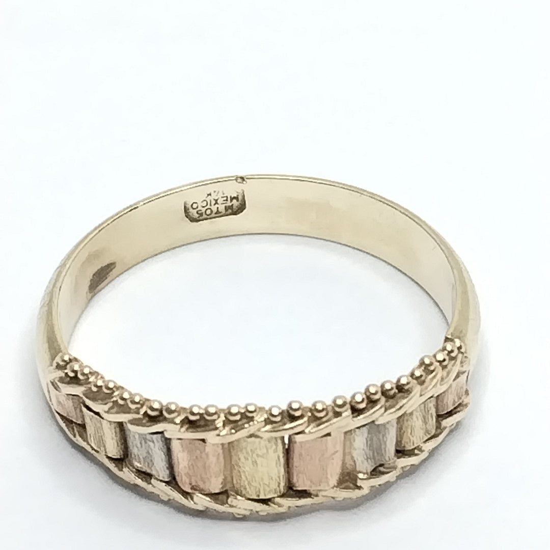 ANILLO ORO 14 K 3.6 GRMS (SEMINUEVO)