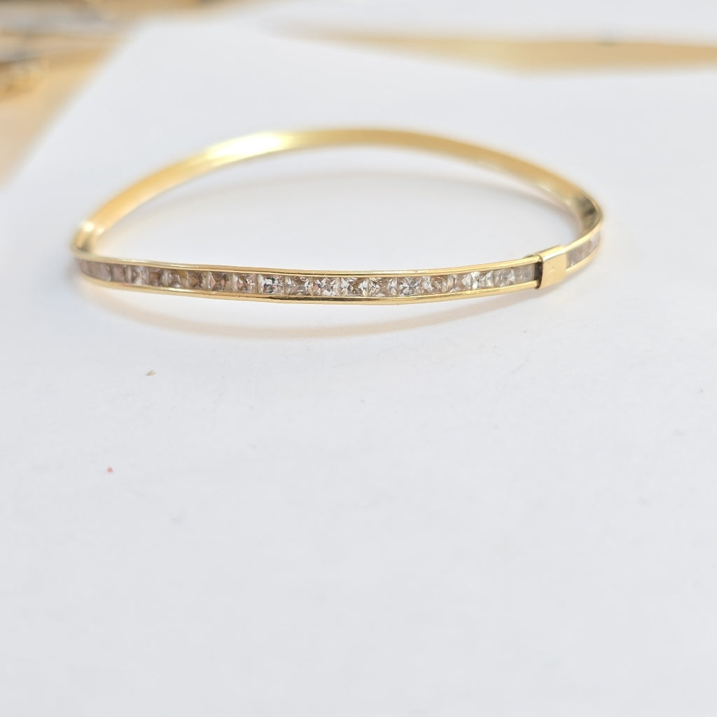 PULSERA RIGIDA ORO 14 K 9,30 GRMS (SEMINUEVO)