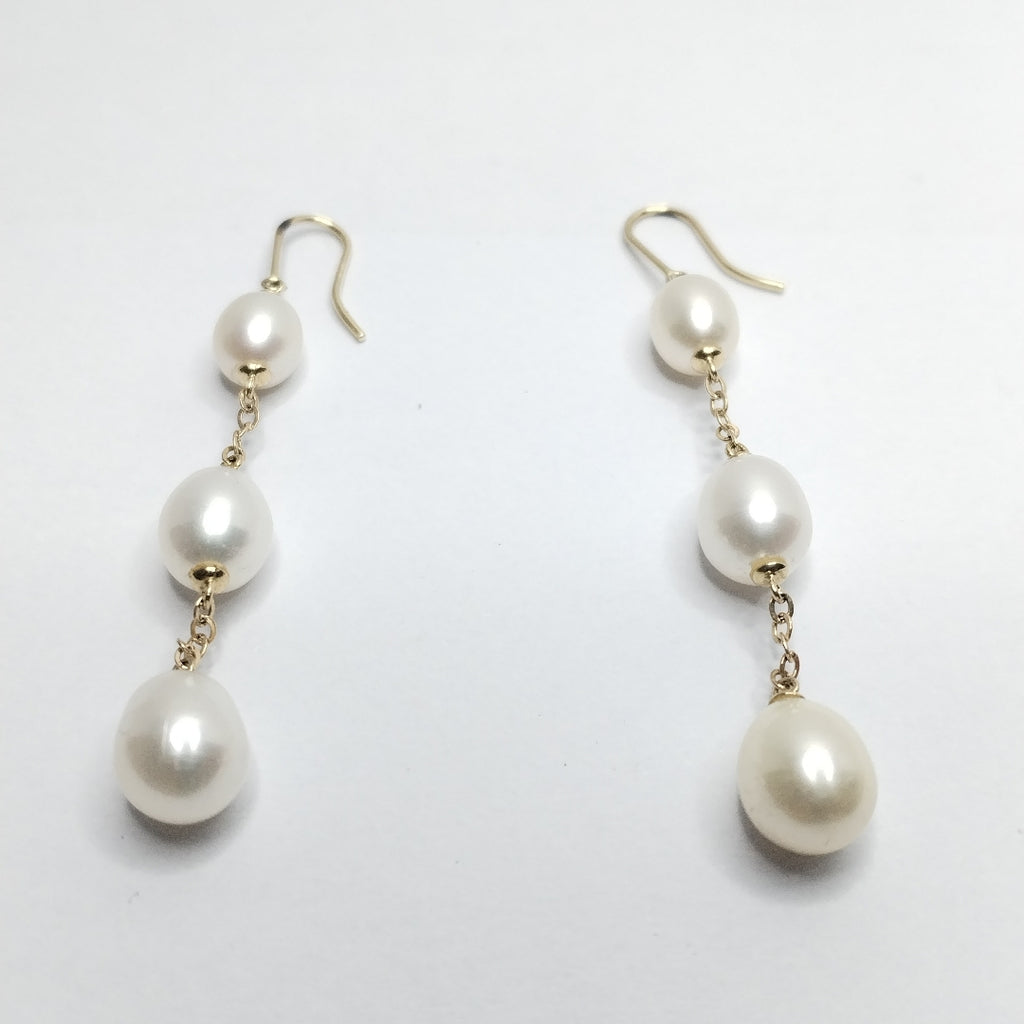ARETES PAR ORO 14 K 4,90 GRMS (SEMINUEVO)