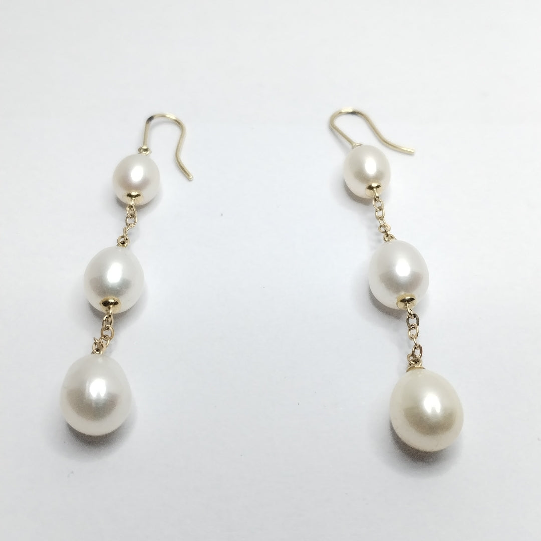 ARETES PAR ORO 14 K 4,90 GRMS (SEMINUEVO)