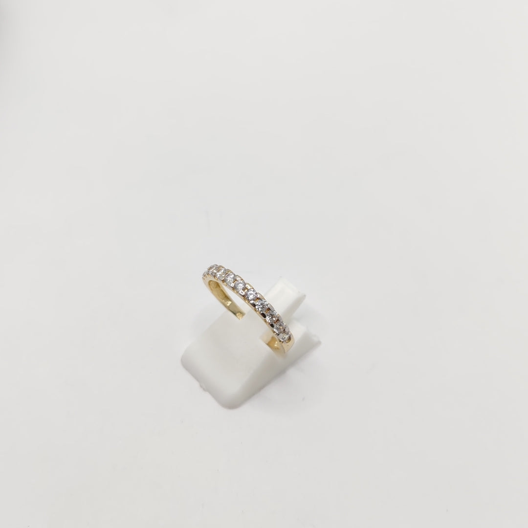 ANILLO ANILLITO MEDIA CHURUMBELA 14K 8 TALLA 2.2 GR (NUEVO)