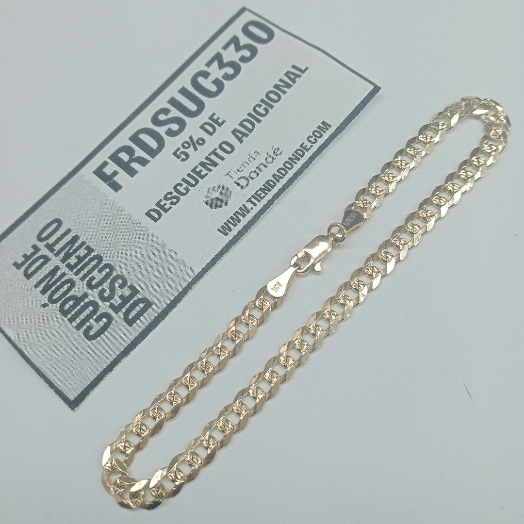 PULSERA BARBADA 14K 21 CM 7.5 GR (NUEVO)