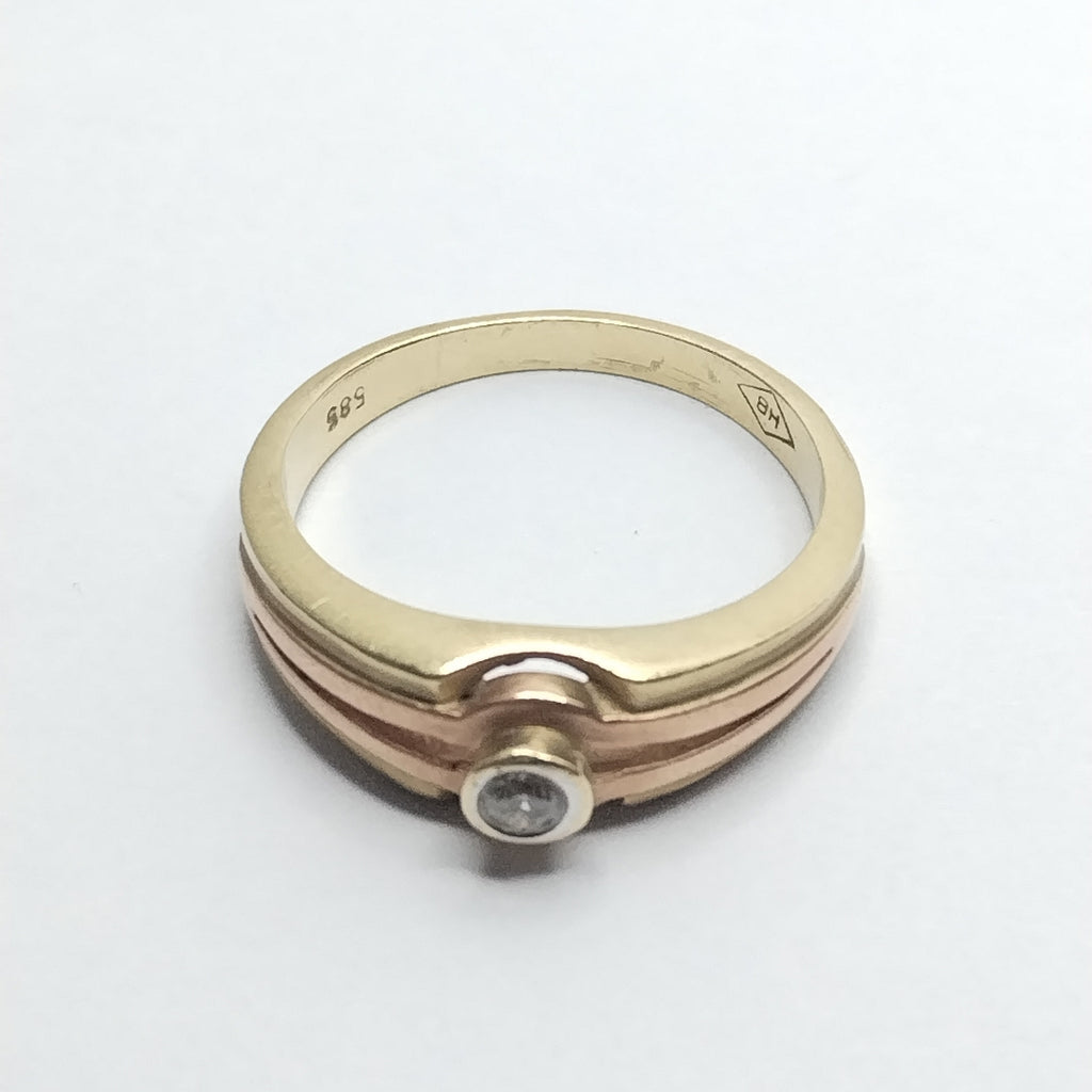 ANILLO ORO 14 K 4.3 GRMS (SEMINUEVO)