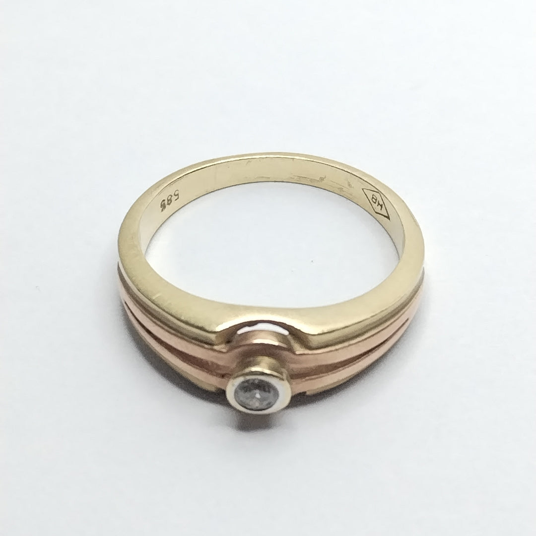 ANILLO ORO 14 K 4.3 GRMS (SEMINUEVO)