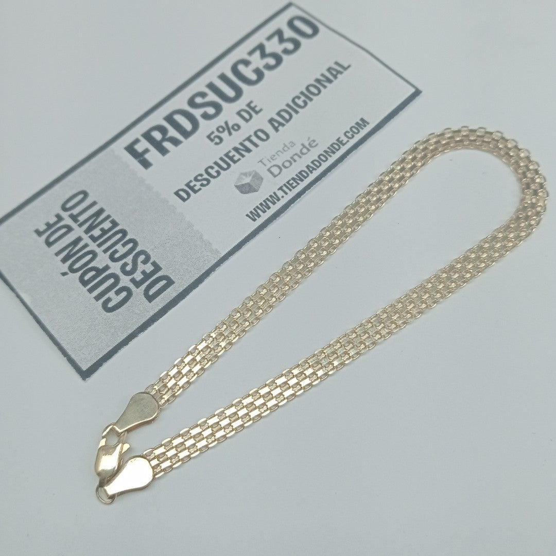 PULSERA ESPECIAL 14K 21 CM 5.1 GR (NUEVO)