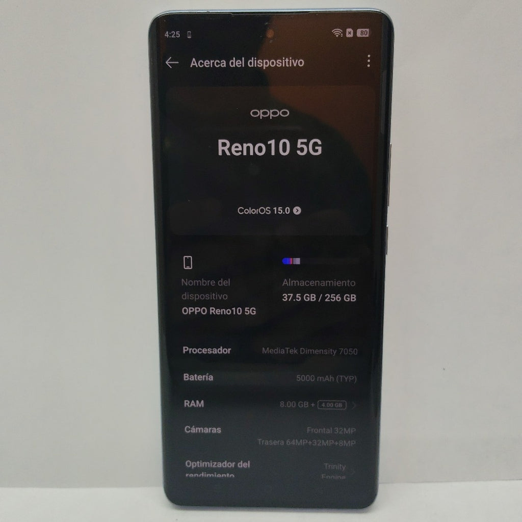 CELULAR OPPO RENO 10 CPH2531 (2023) 256 GB 8 GB RAM (SEMINUEVO)