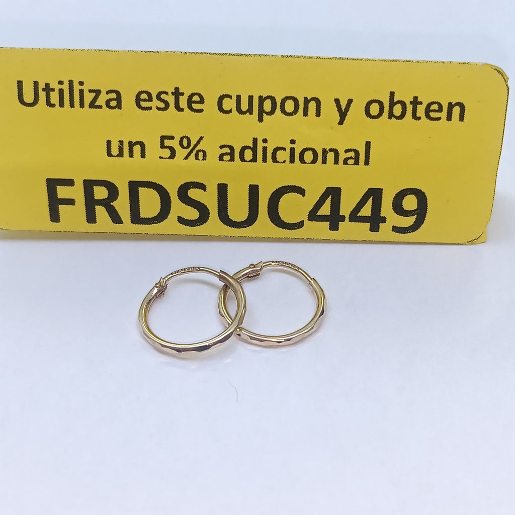 ARRACADAS PAR ORO 10 K 0.8 GRMS (SEMINUEVO)