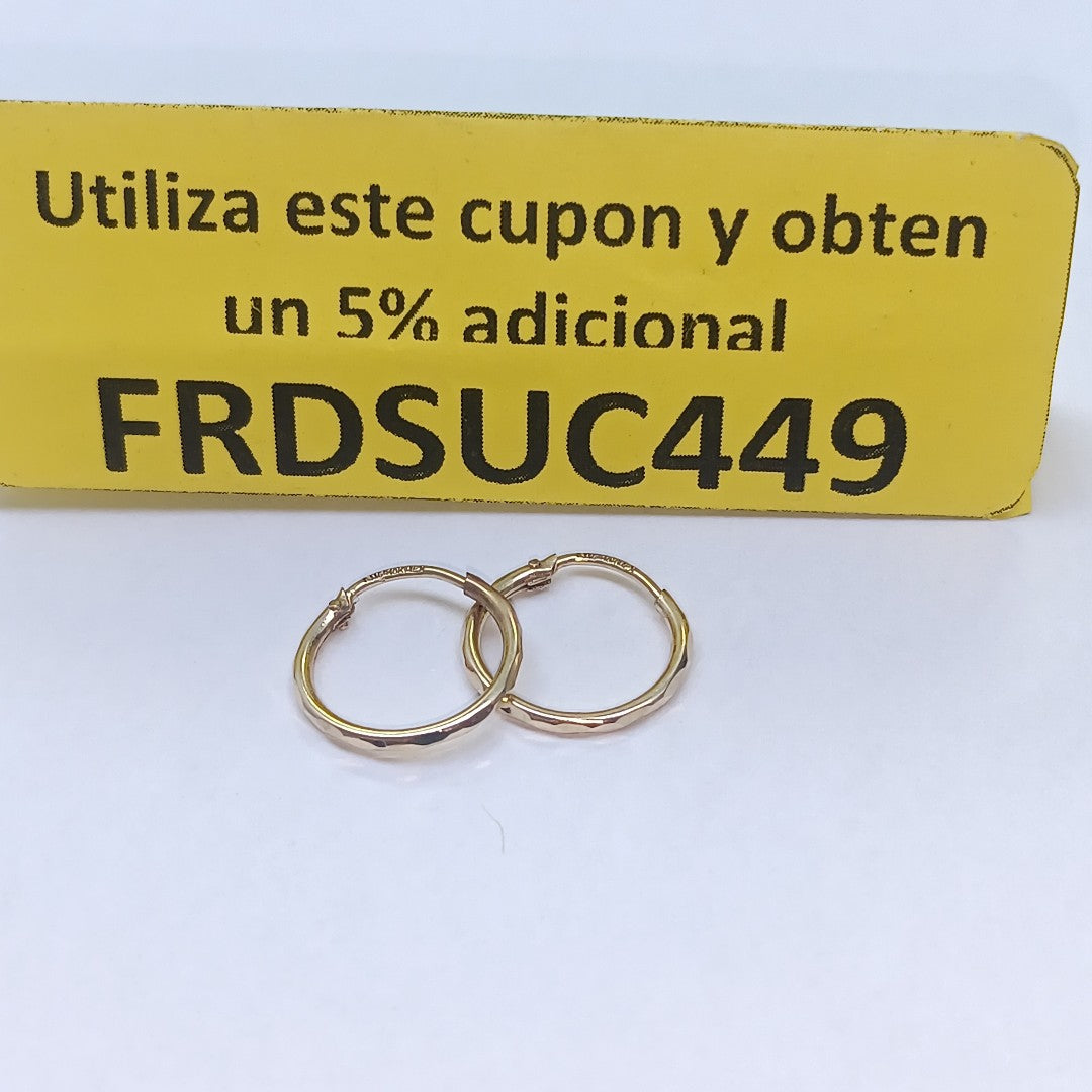 ARRACADAS PAR ORO 10 K 0.8 GRMS (SEMINUEVO)