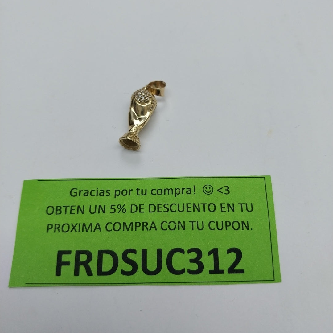 DIJE FIG COPA MUNDO 10K 2.1 GR (NUEVO)
