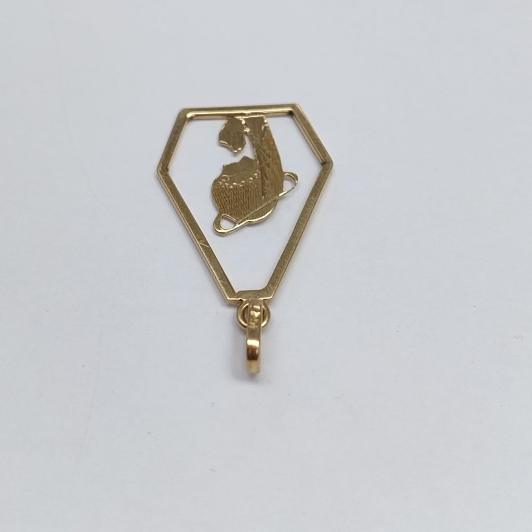 MEDALLA RELIGIOSA ORO 14 K 1.8 GRMS (SEMINUEVO)