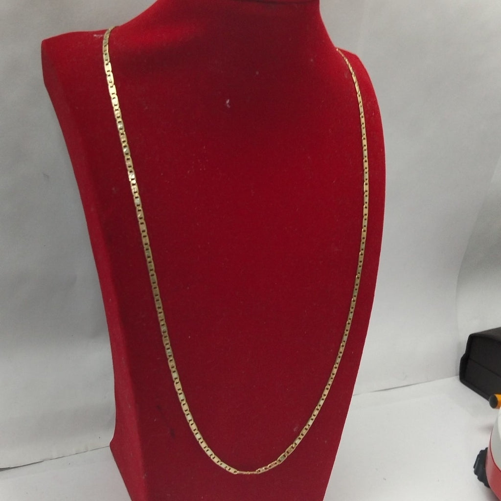 CADENA ORO, ORO MUY BAJO, ORO COMBINADO 10 K 5.4 GRMS (SEMINUEVO)