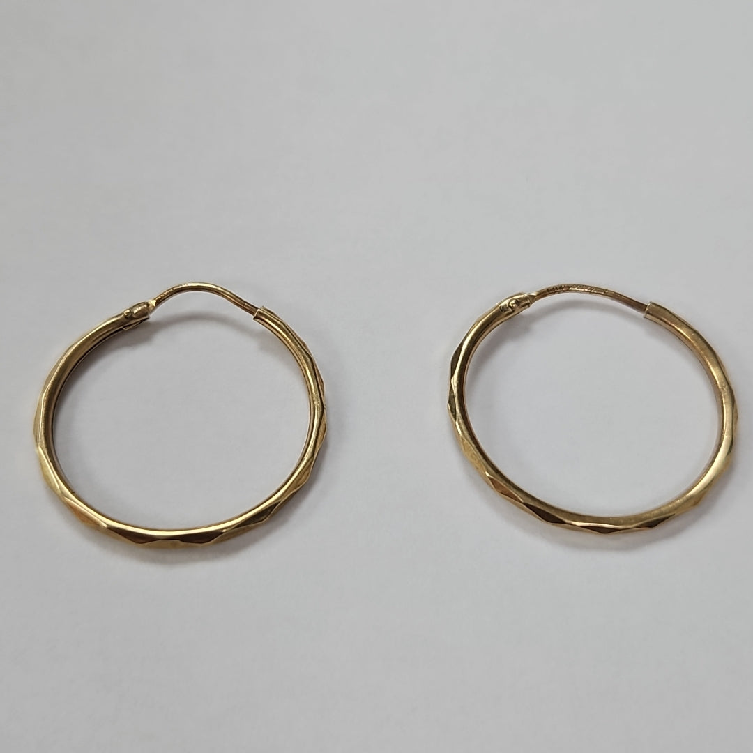 ARRACADAS PAR ORO 14 K 1,30 GRMS (SEMINUEVO)
