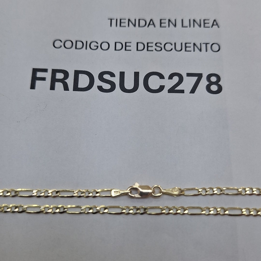 CADENA 3X1 14K 60 CM 5.4 GR (NUEVO)