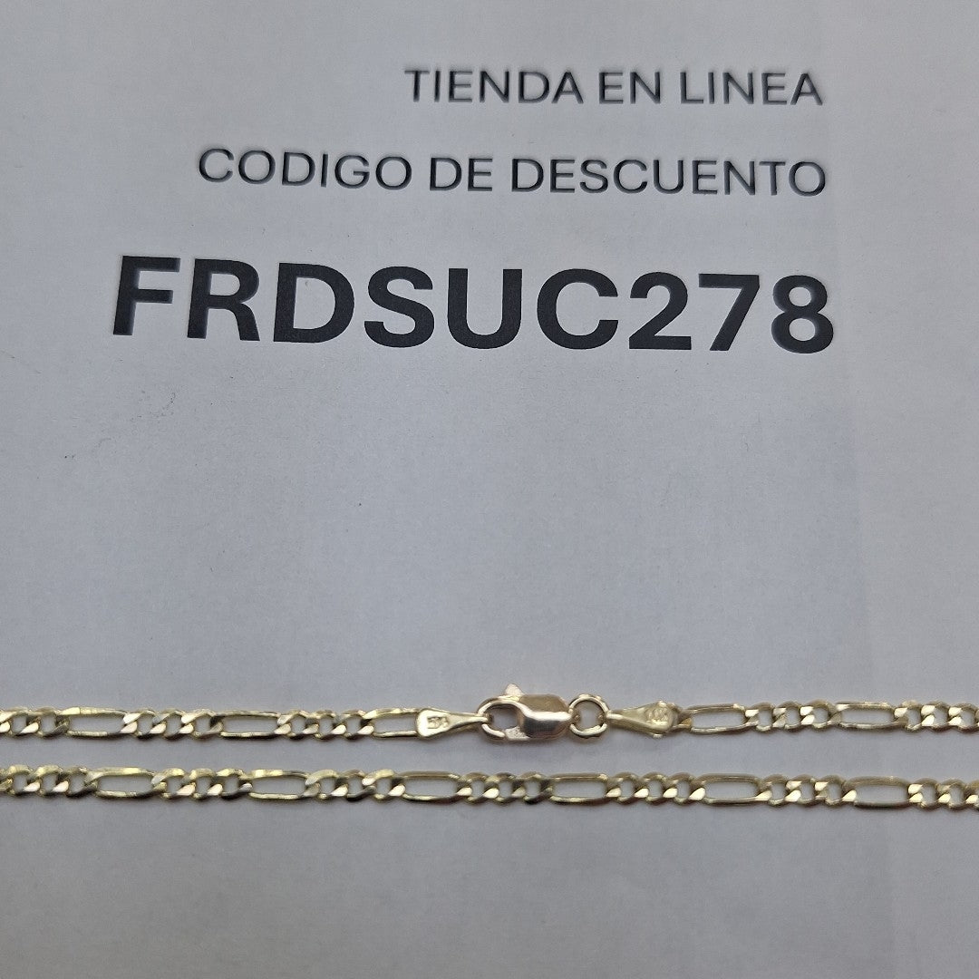 CADENA 3X1 14K 60 CM 5.4 GR (NUEVO)