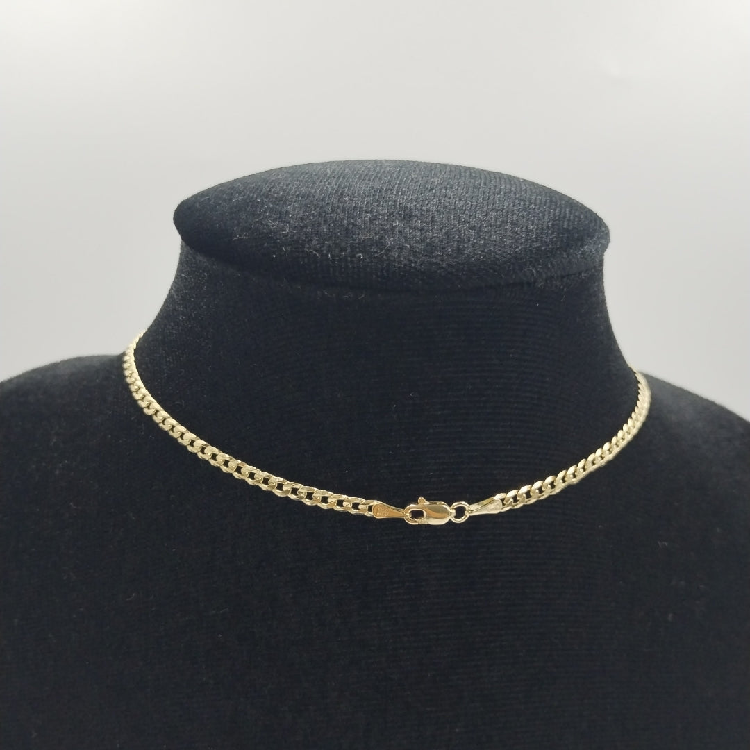 CADENA BARBADA 14K 60 CM 10 GR (NUEVO)