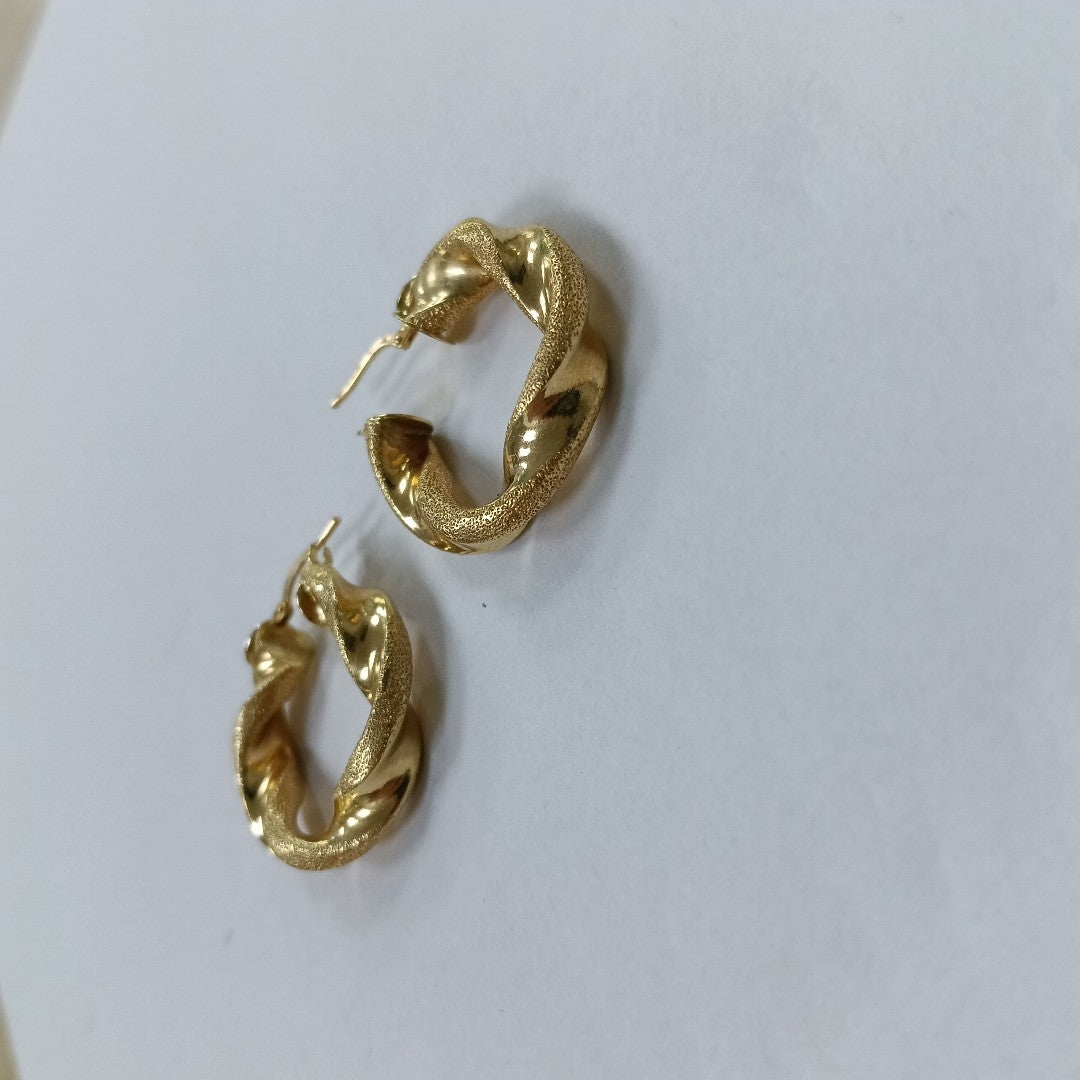 ARRACADAS PAR ORO 18 K 5.3 GRMS (SEMINUEVO)