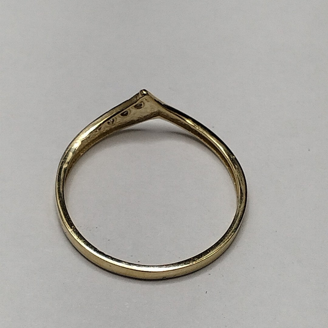ANILLOS CON CIRCONIAS 14K TALLA 7 1 GR (NUEVO)