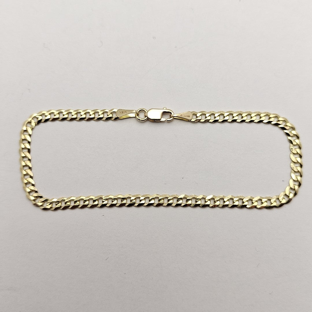 PULSERA BARBADA 14K 18 CM 3.2 GR (NUEVO)