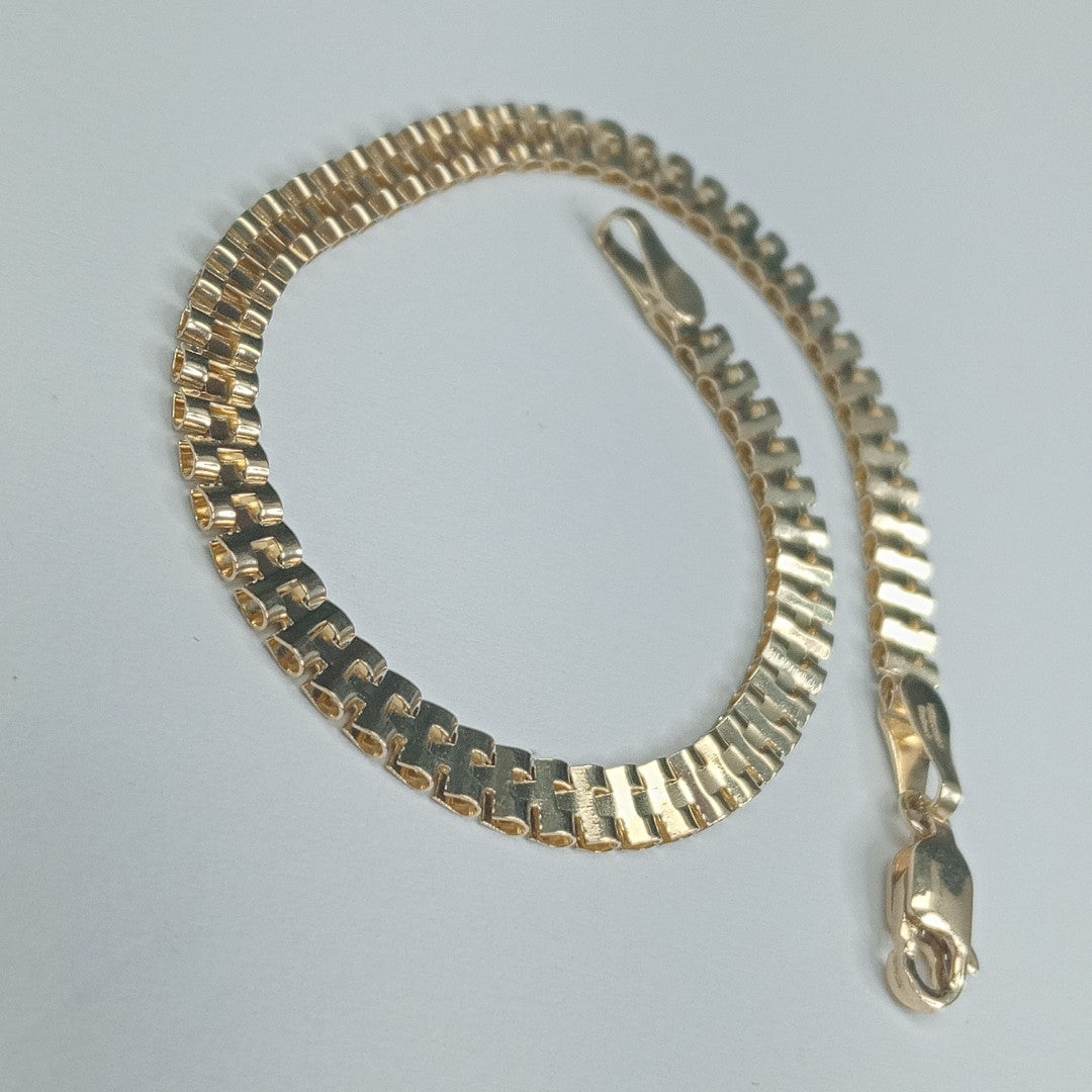 PULSERA ESPECIAL 14K 18 CM 4 GR (NUEVO)