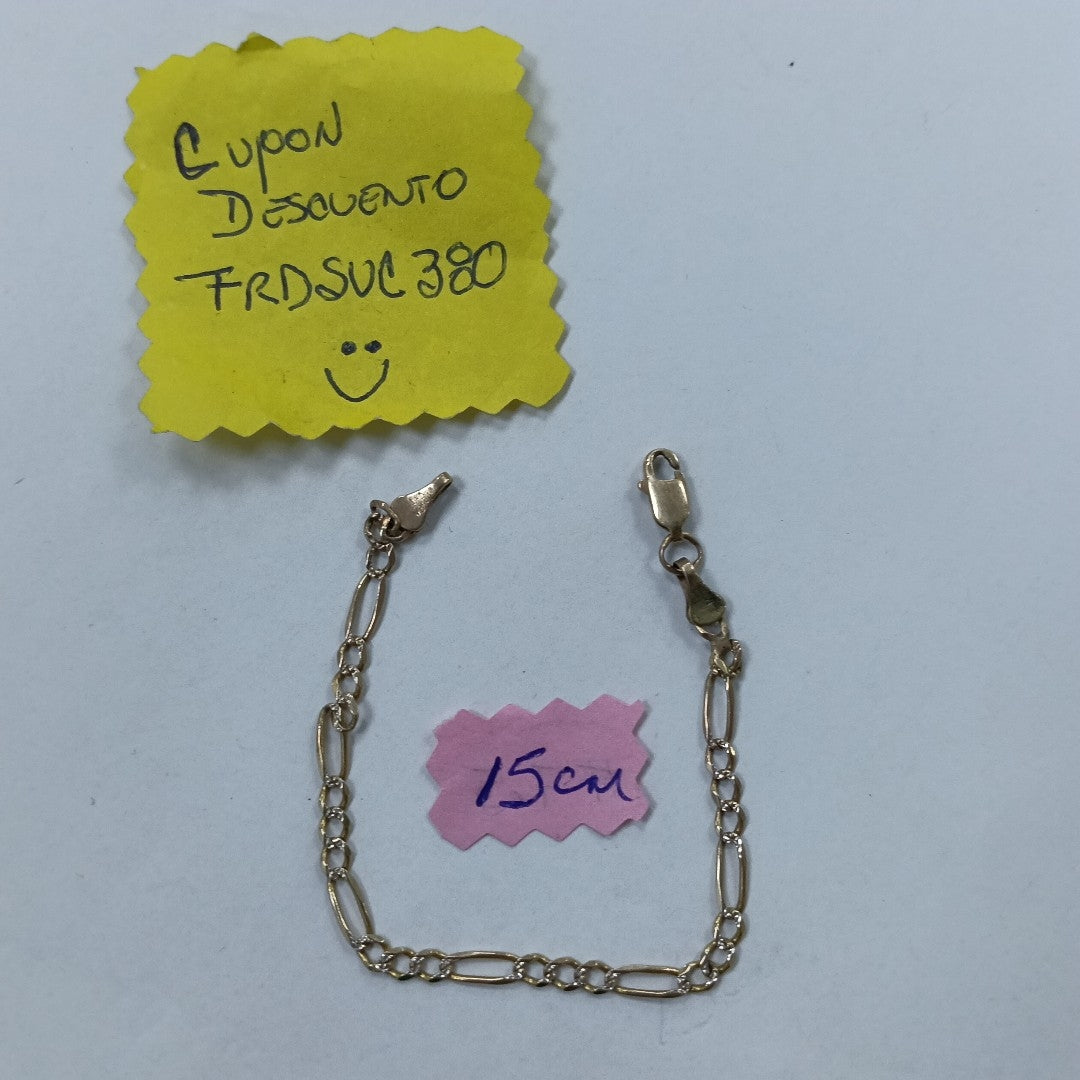 PULSERA ORO 14 K 2.6 GRMS (SEMINUEVO)