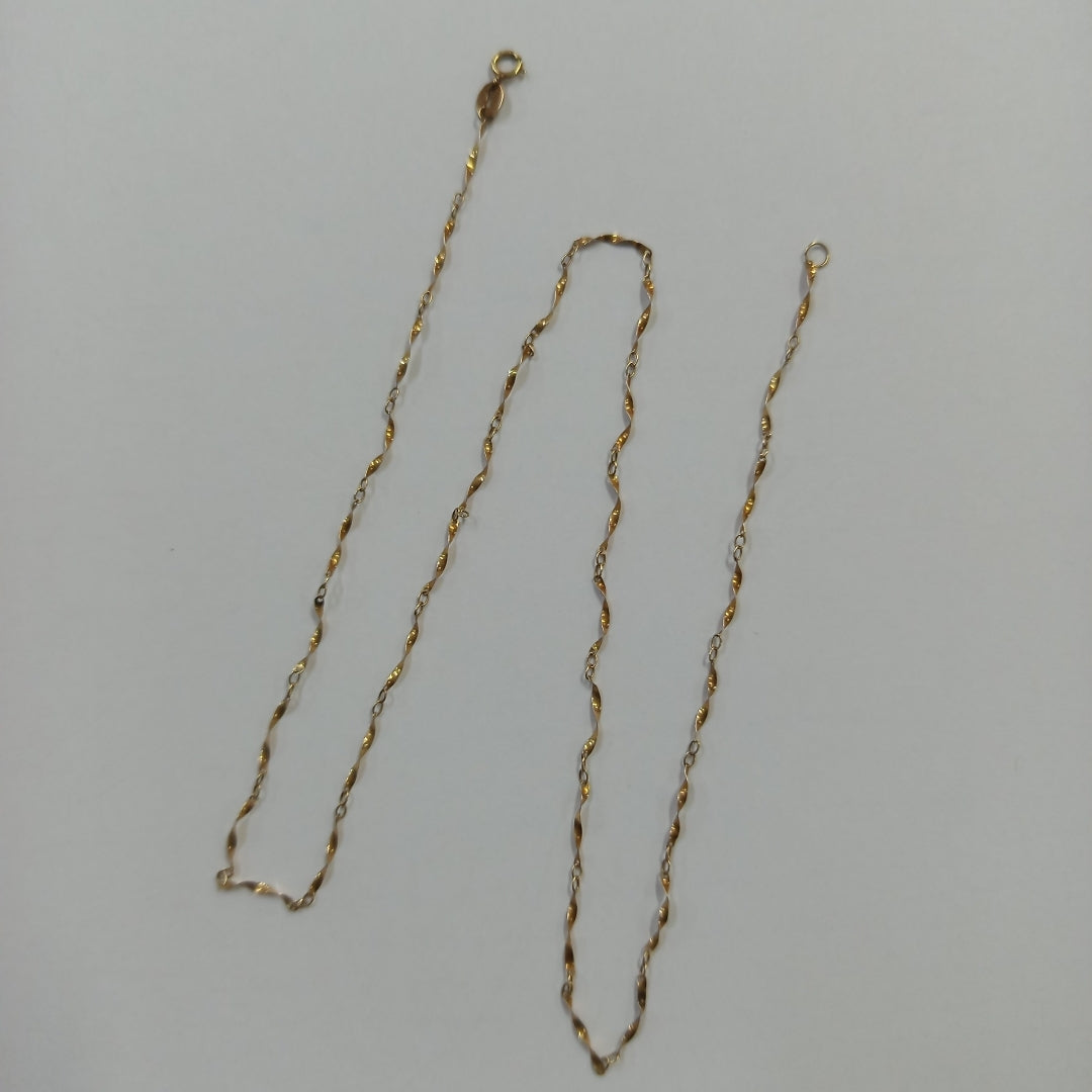 CADENA ORO 10 K 0,90 GRMS (SEMINUEVO)