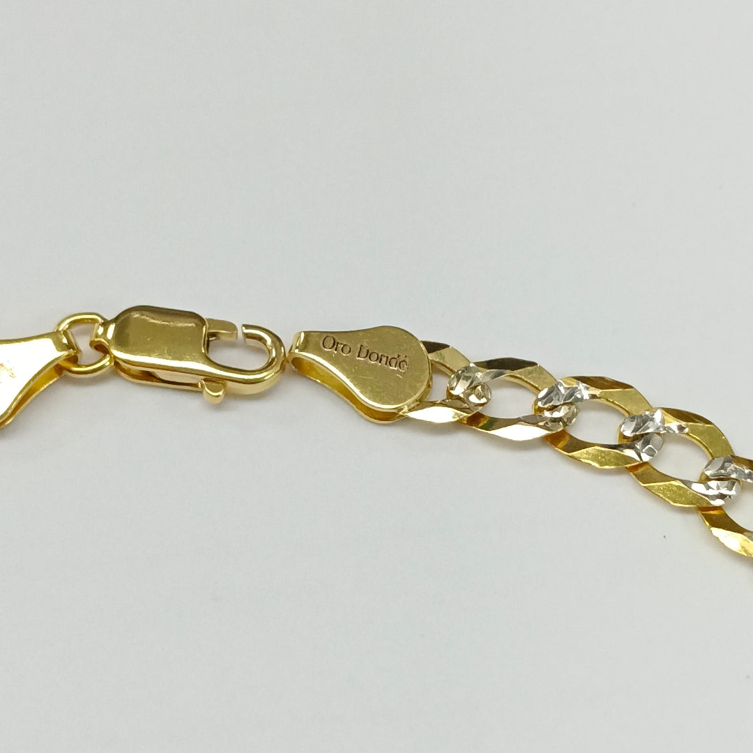 PULSERA BARBADA 14K 21 CM 6.2 GR (NUEVO)