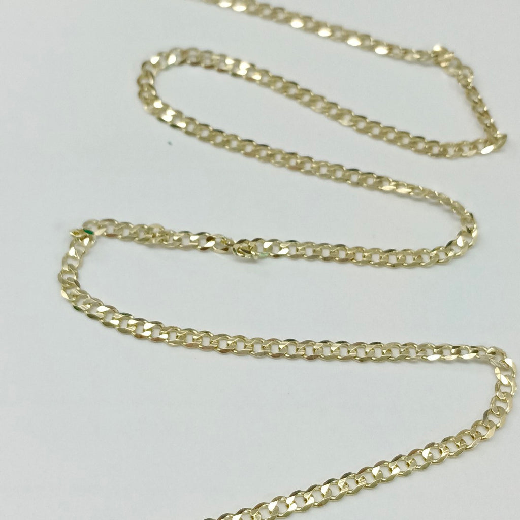 CADENA BARBADA 14K 60 CM 5.9 GR (NUEVO)
