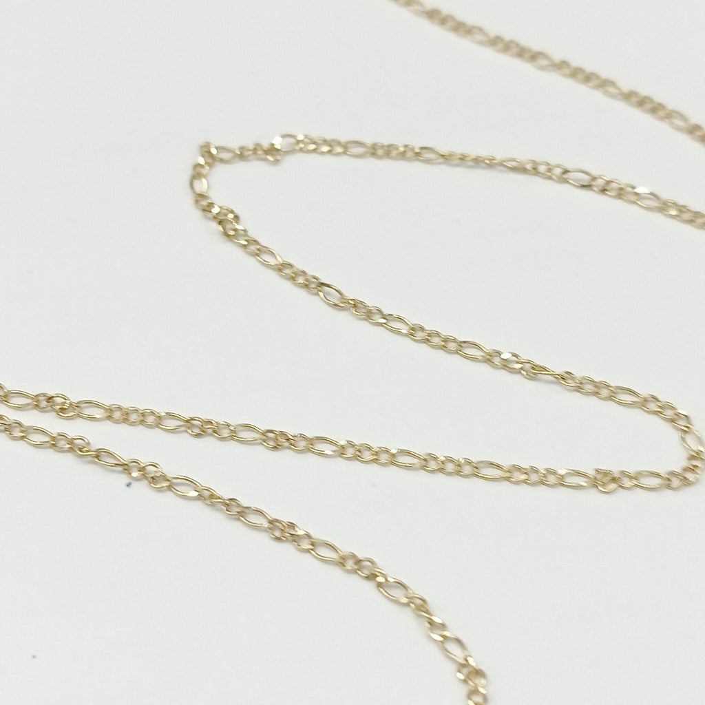 CADENAS TEJIDO 3X1 ORO 10K 55 CM 1.4 GR (NUEVO)