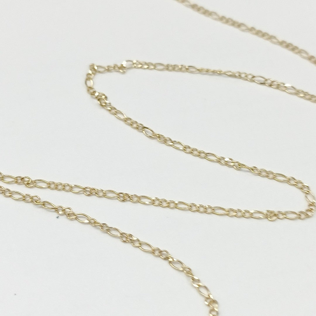 CADENAS TEJIDO 3X1 ORO 10K 55 CM 1.4 GR (NUEVO)