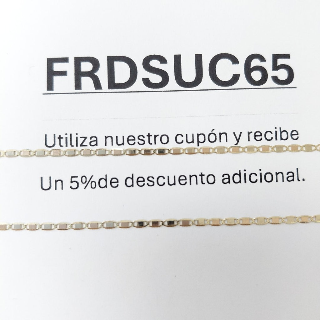 CADENA GUCHI 14K 50 CM 1.7 GR (NUEVO)