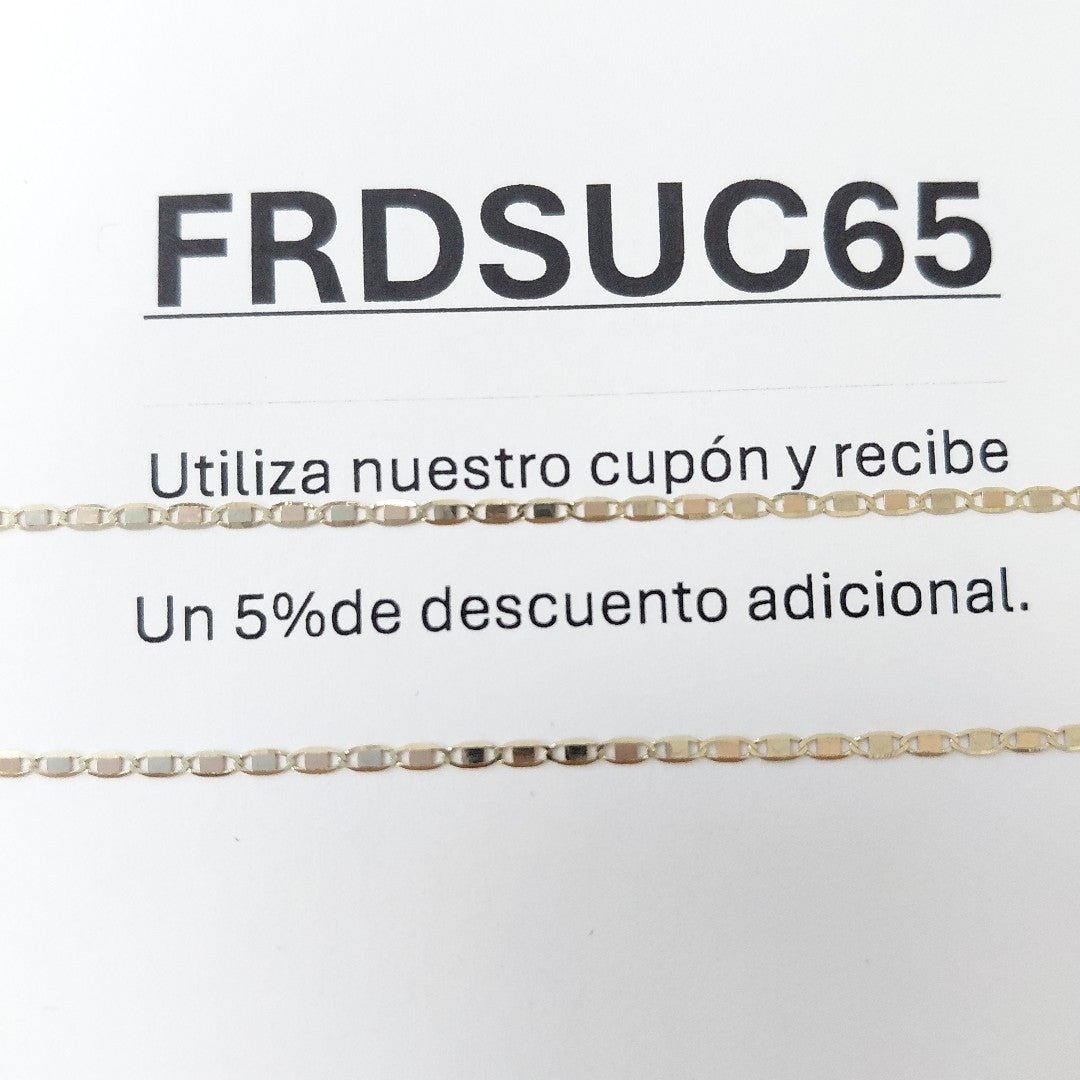 CADENA GUCHI 14K 50 CM 1.7 GR (NUEVO)