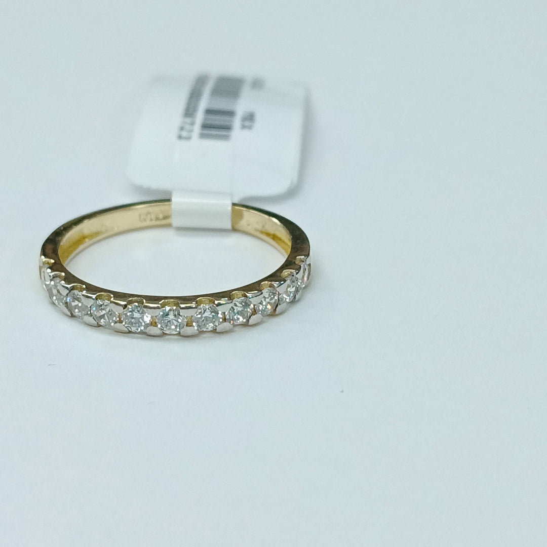 ANILLO ANILLITO MEDIA CHURUMBELA 14K 8 TALLA 2.2 GR (NUEVO)