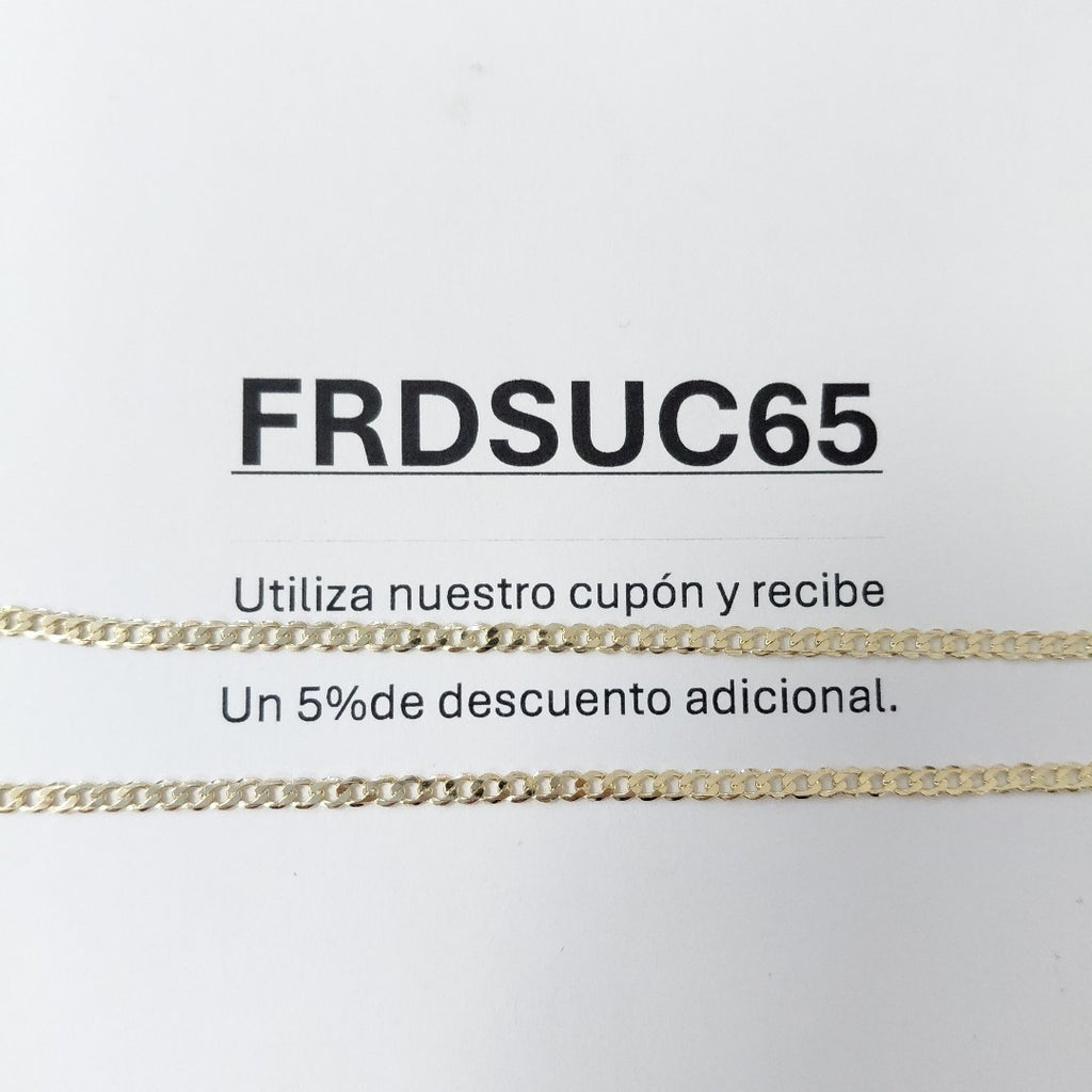 CADENA BARBADA 14K 55 CM 5.1 GR (NUEVO)