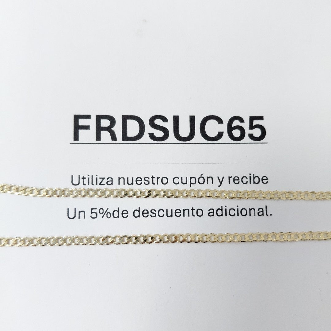 CADENA BARBADA 14K 55 CM 5.1 GR (NUEVO)
