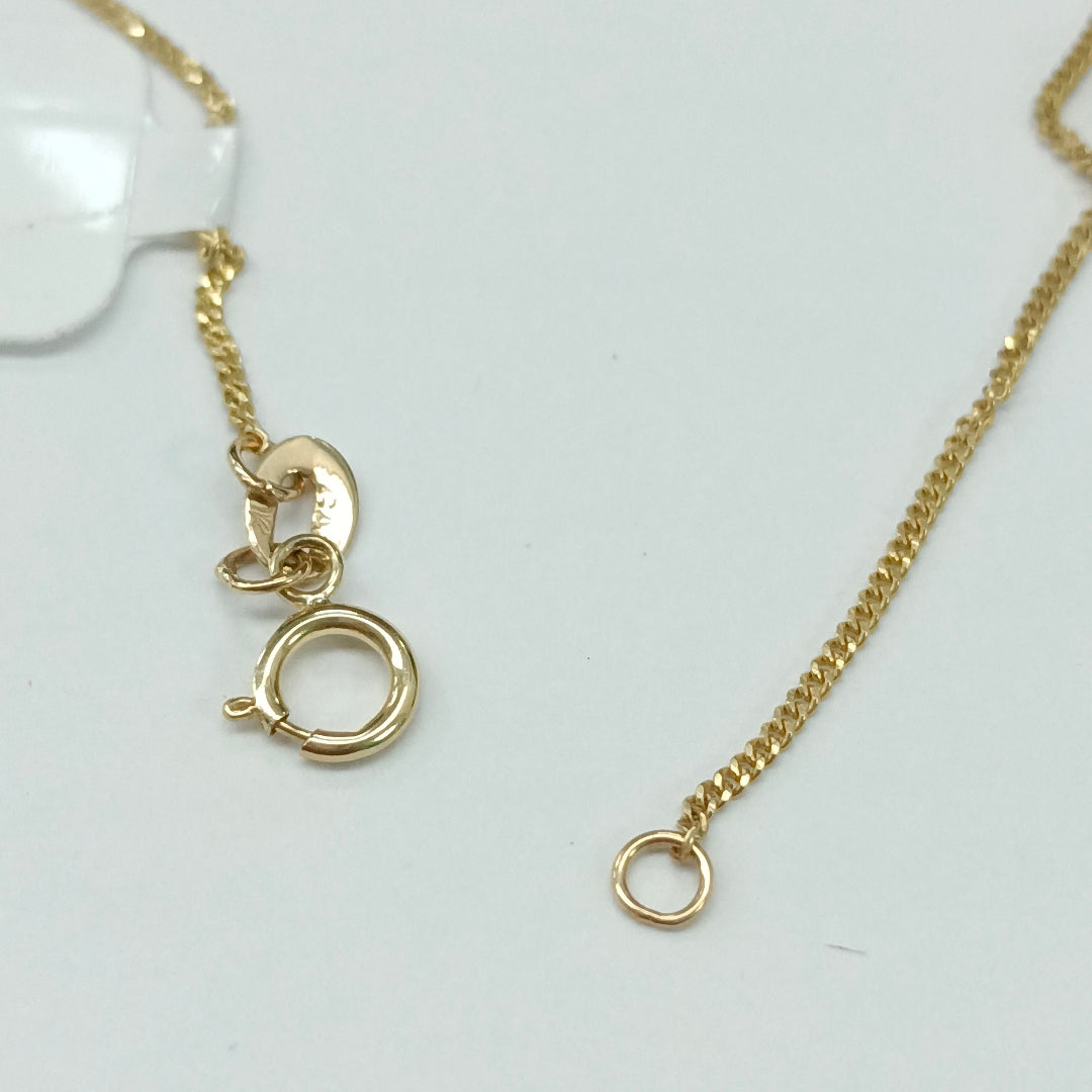 PULSERA ESPECIAL DIJES 10K 18 CM 1.7 GR (NUEVO)