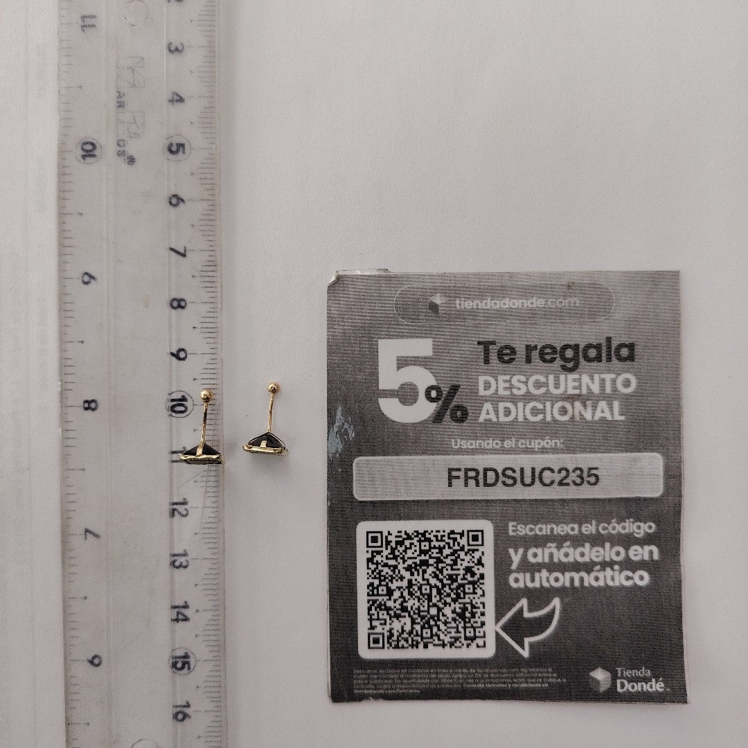 BROQUELES PAR ORO 10 K 1.4 GRMS (SEMINUEVO)