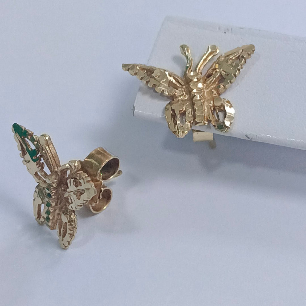 BROQUELES PAR ORO 14 K 2,70 GRMS (SEMINUEVO)