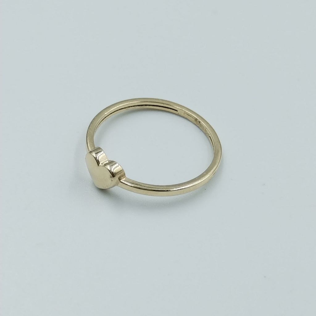 ANILLOS ANILLITO FIG CORAZON 10K TALLA 7 1.1 GR (NUEVO)