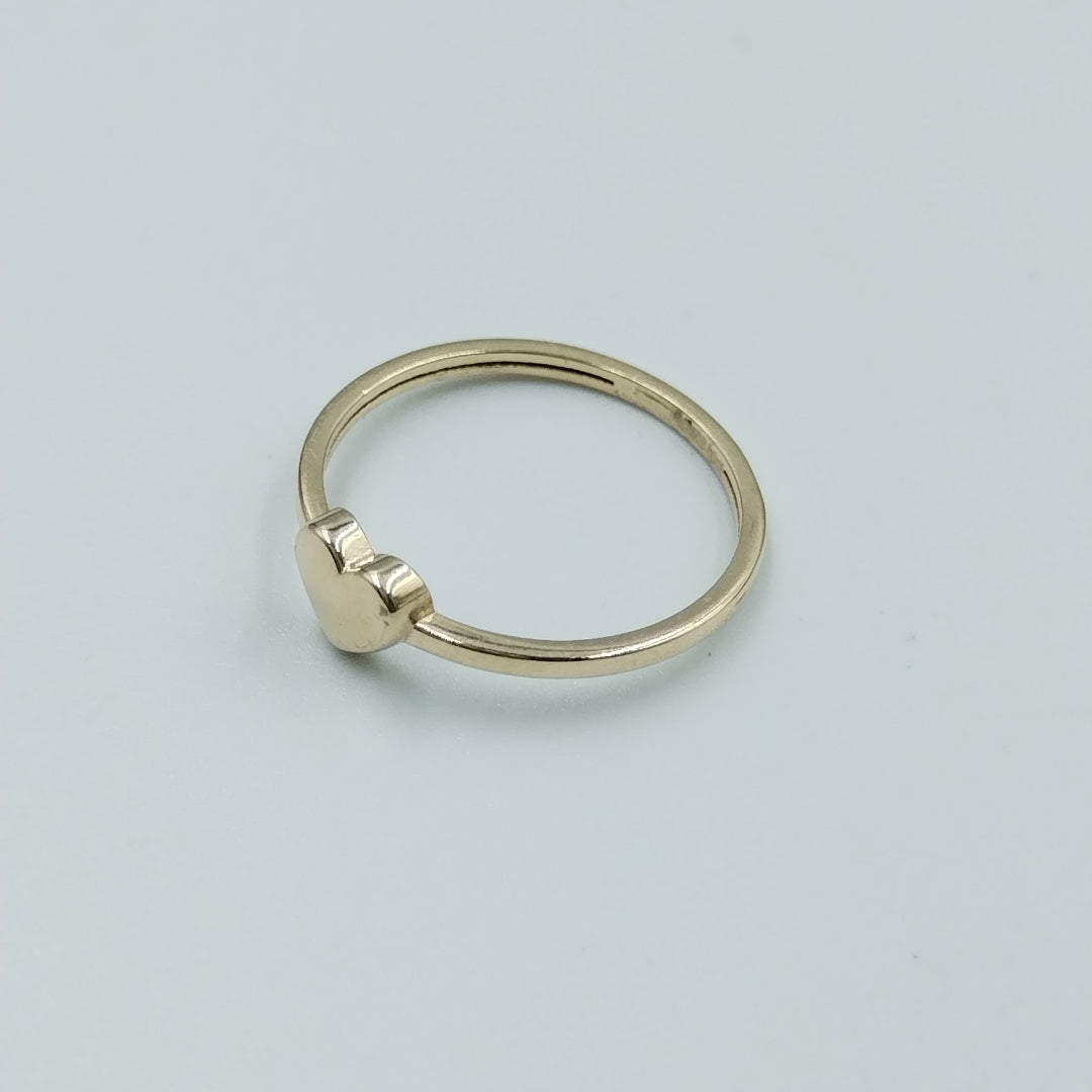 ANILLOS ANILLITO FIG CORAZON 10K TALLA 7 1.1 GR (NUEVO)