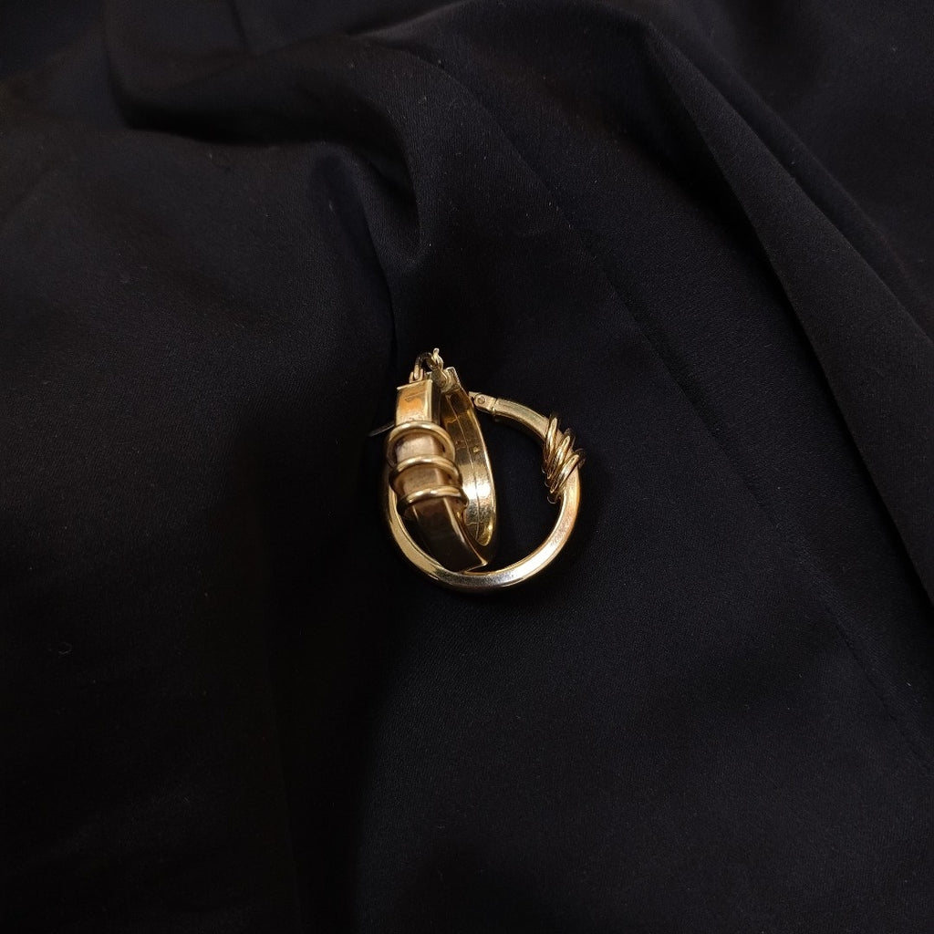 ARRACADAS PAR ORO 14 K 6.7 GRMS (SEMINUEVO)