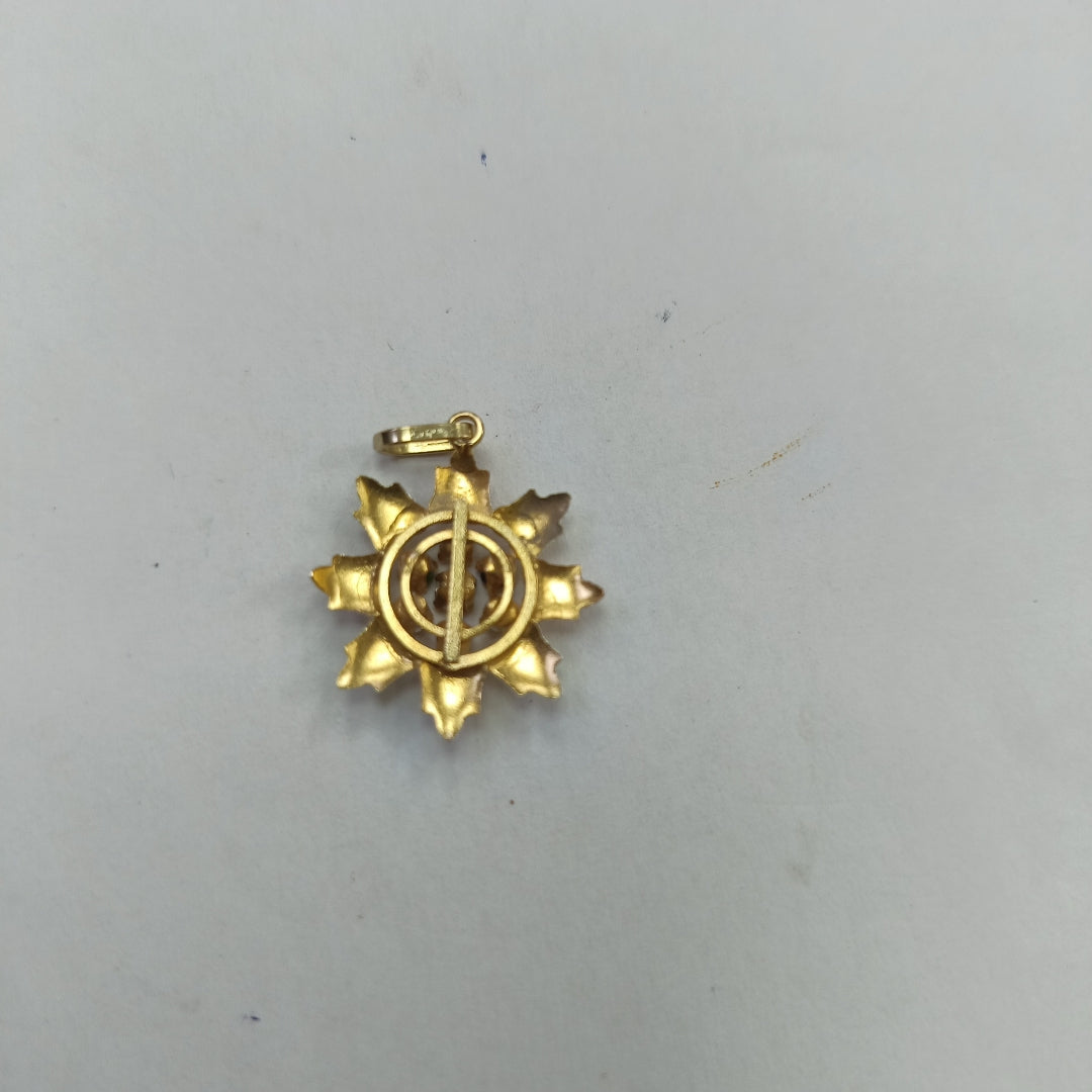 DIJE ORO,RODIADO 10 K 1,40 GRMS (SEMINUEVO)