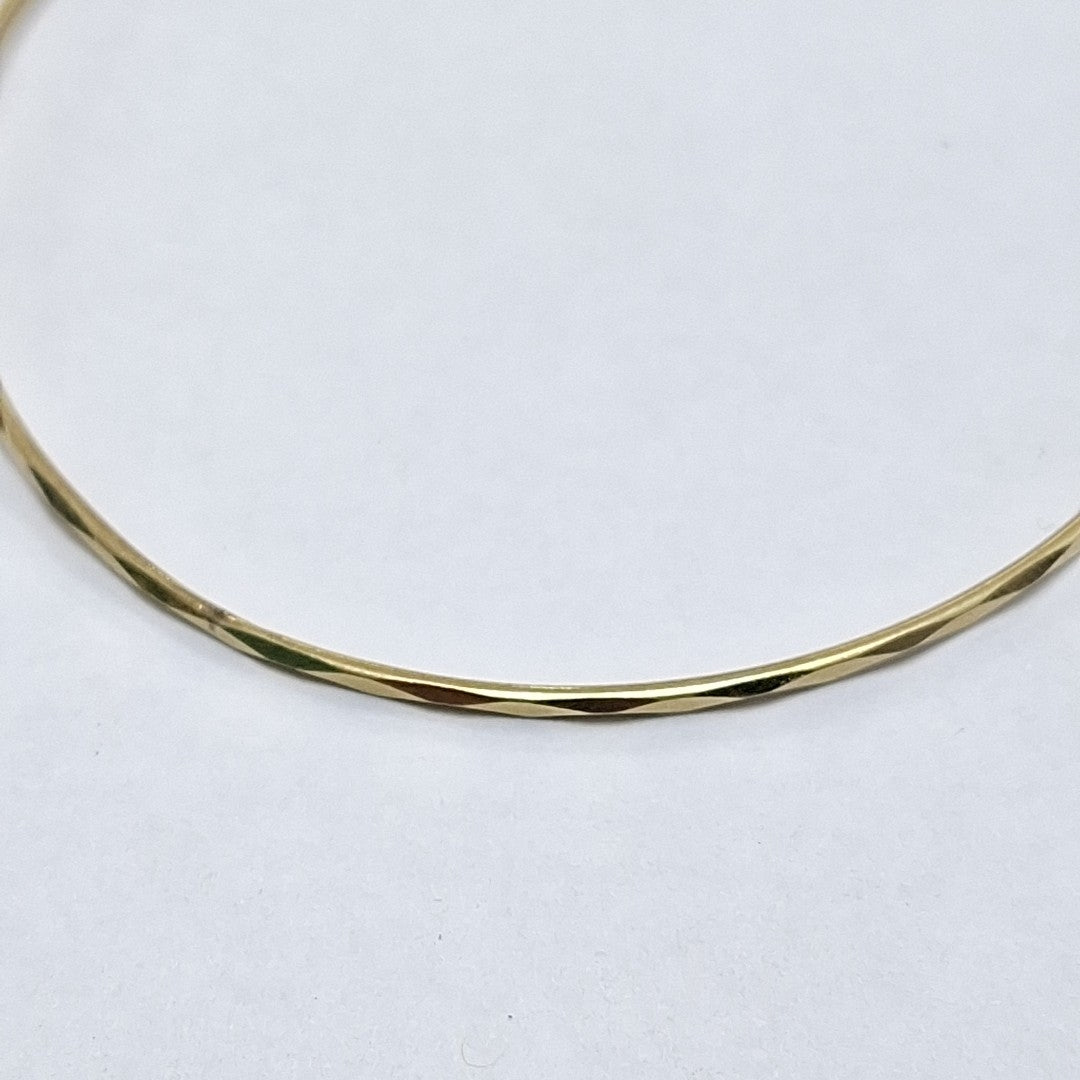 PULSERA RIGIDA ORO 14 K 2,70 GRMS (SEMINUEVO)