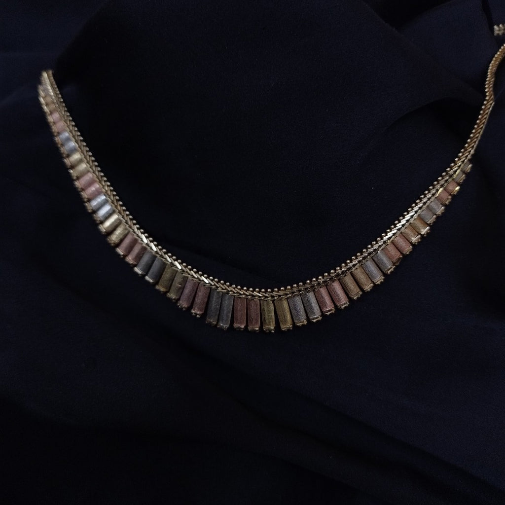 GARGANTILLA ORO COMBINADO 10 K 20 GRMS (SEMINUEVO)