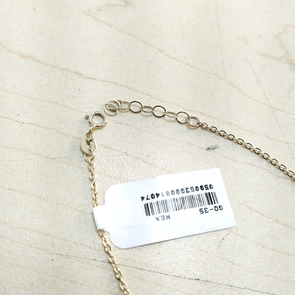 PULSERA ESPECIAL CON DIJES DELFINES 10K 18 CM 2 GR (NUEVO)