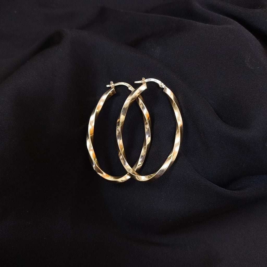 ARRACADAS PAR ORO 14 K 2.8 GRMS (SEMINUEVO)