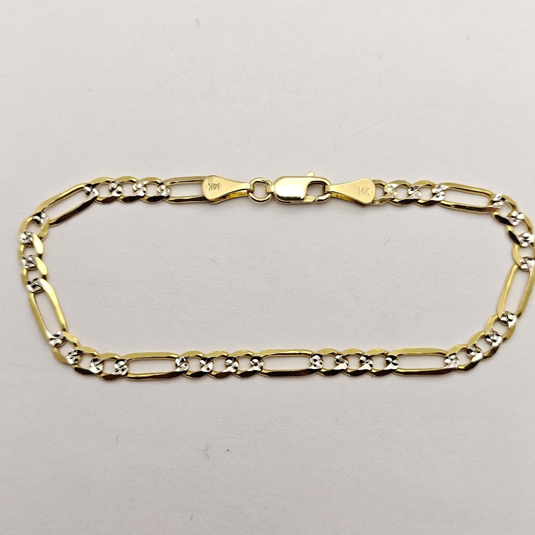 PULSERA 3X1 14K 18 CM 3.9 GR (NUEVO)