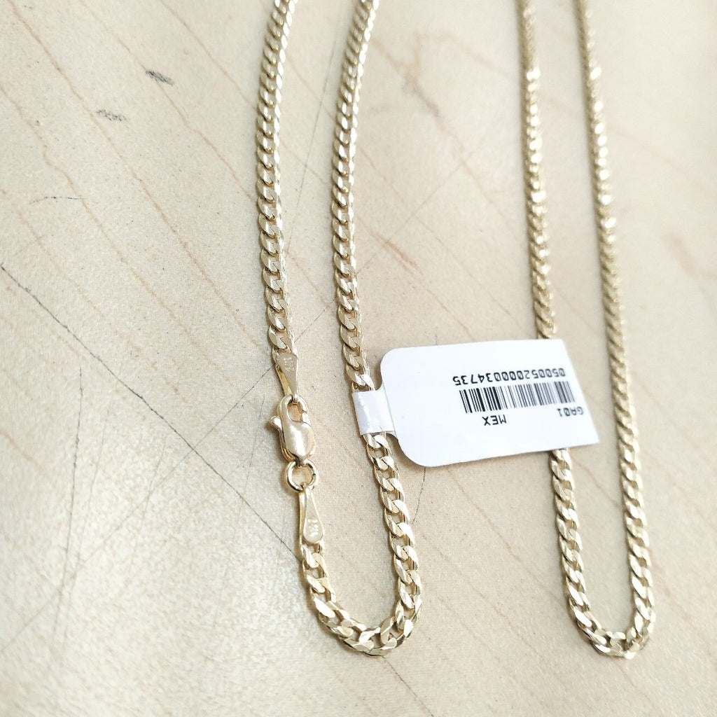 CADENA BARBADA 14K 60 CM 10 GR (NUEVO)
