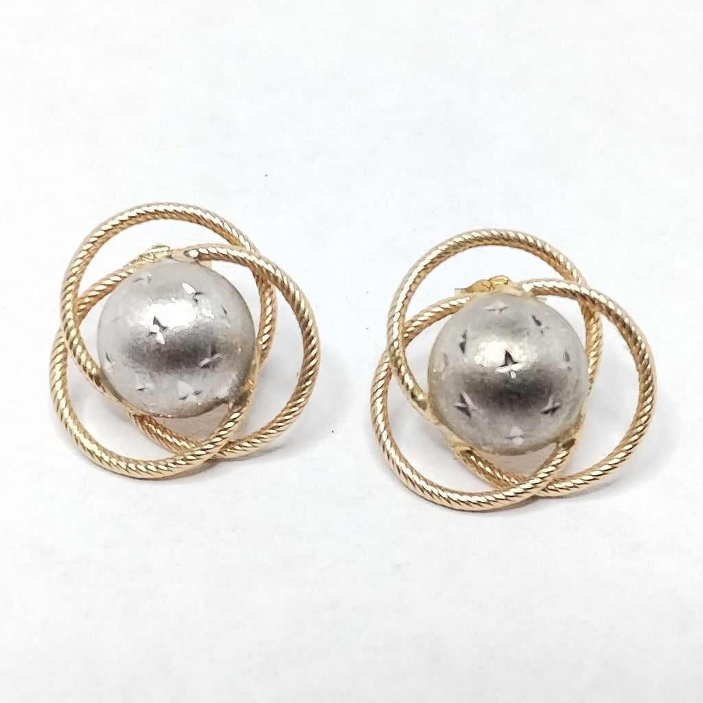 BROQUELES PAR ORO 14 K 2.6 GRMS (SEMINUEVO)